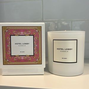 Hotel Lobby Miami Candle